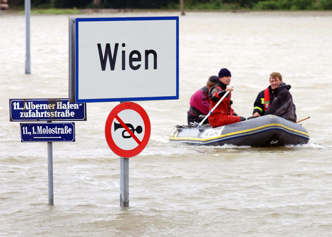 Hochwasser in Wien